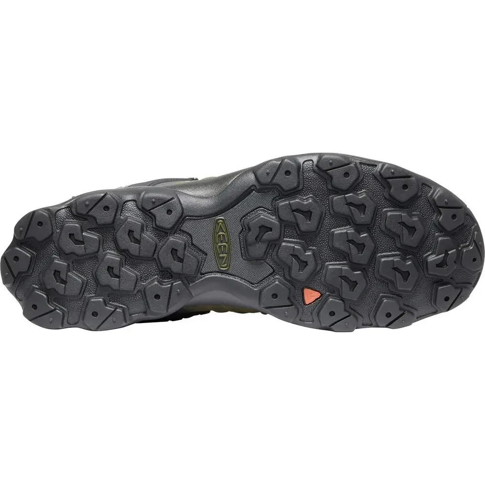 KEEN MEN’S VENTURE LOW HEIGHT WATERPROOF HIKING SHOE, DARK OLIVE/RAVEN, 10 D US